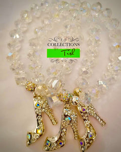 Chinese Crystals, w/ a Blingy Stiletto Charm!